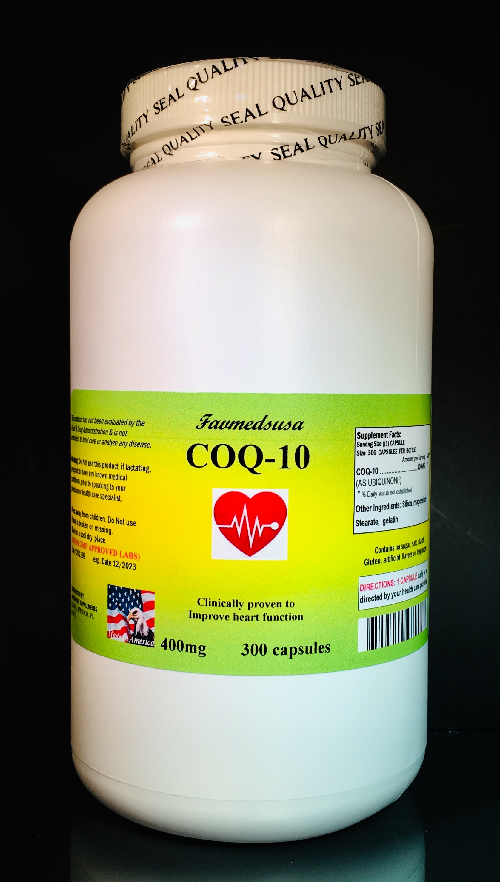 CoQ-10 400mg - 300 capsules